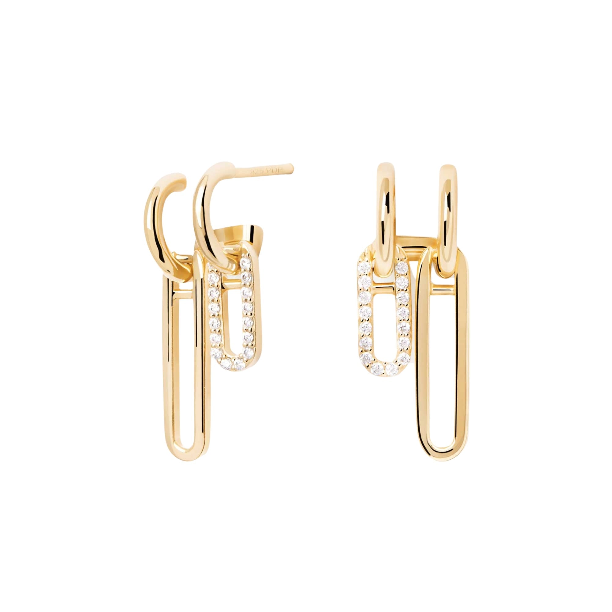 18ct Yellow Gold Vermeil Nexa Earrings