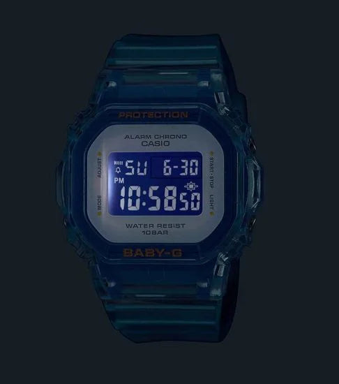 Casio Baby-G BGD-565SJ-2ER Translucent Blue Digital Watch