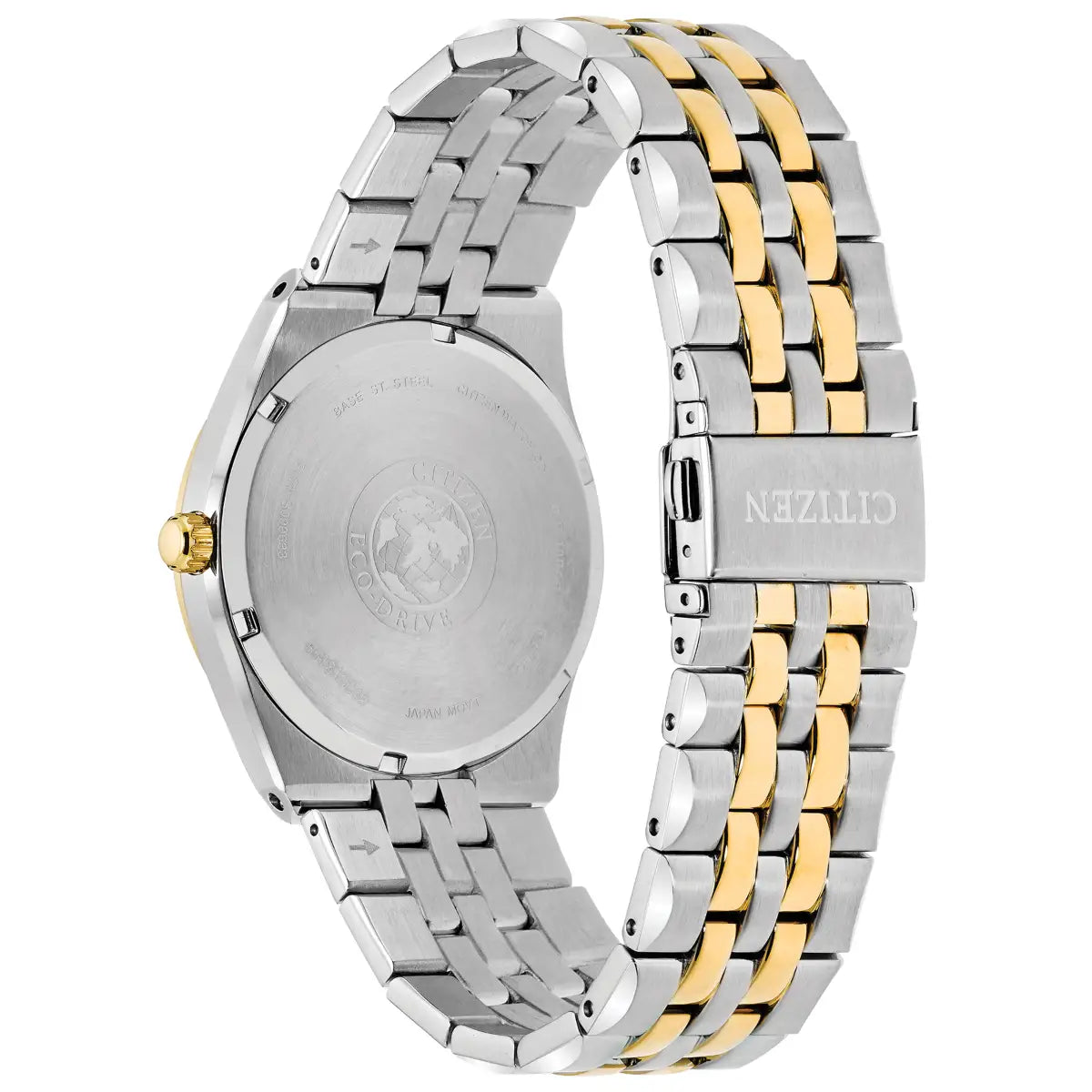 Citizen Corso Eco-Drive Men’s Two Tone White Dial Watch BM7334-58A