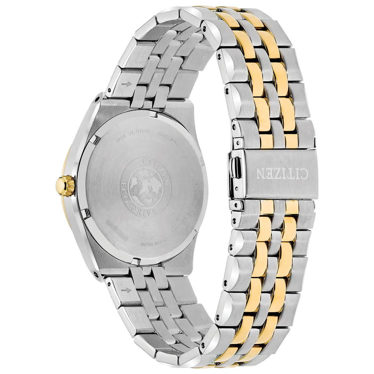 Citizen Corso Eco-Drive Men’s Two Tone Blue Dial Watch BM7334-58L