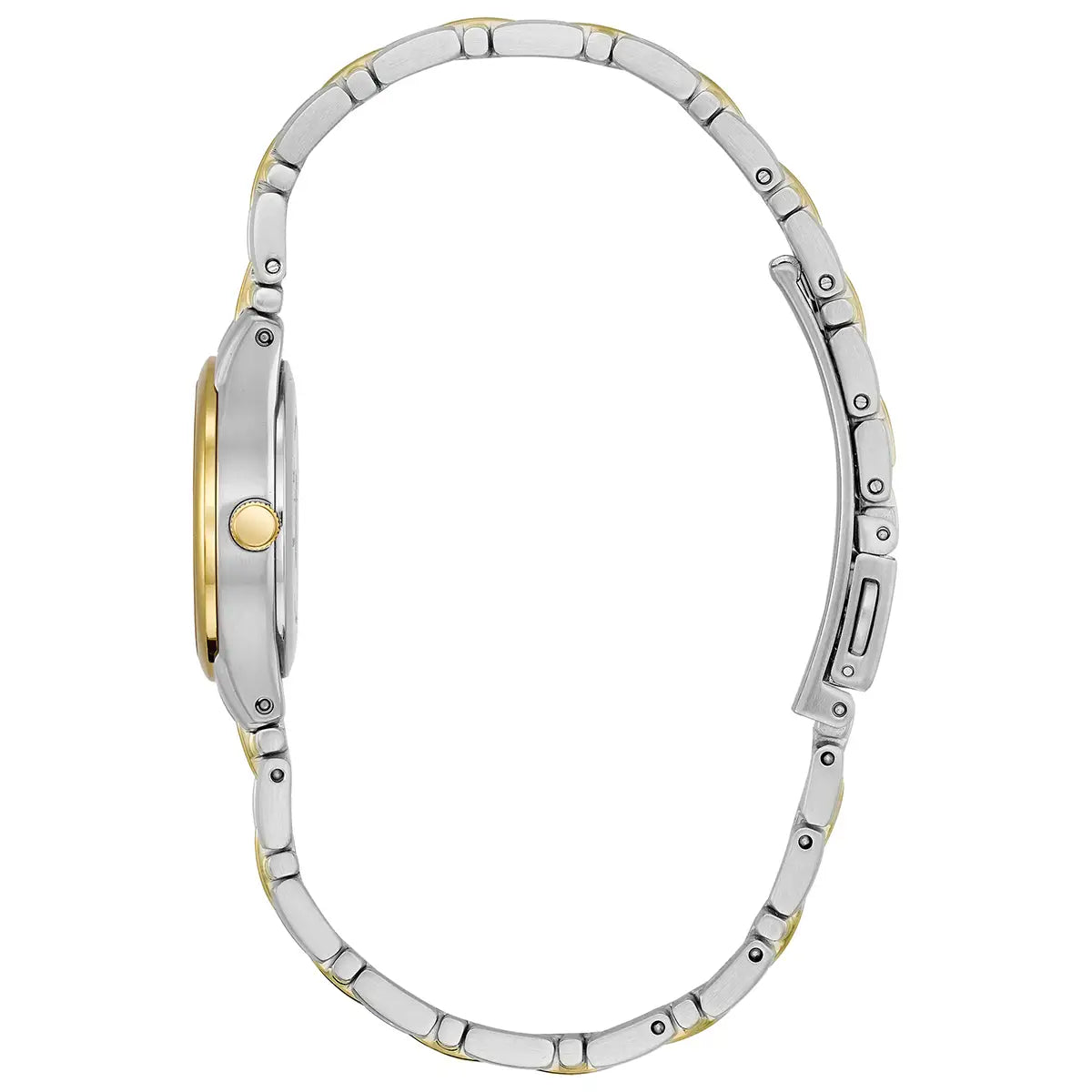 Citizen Silhouette Eco-Drive Ladies’ Two Tone White Dial Watch EW1264-50A