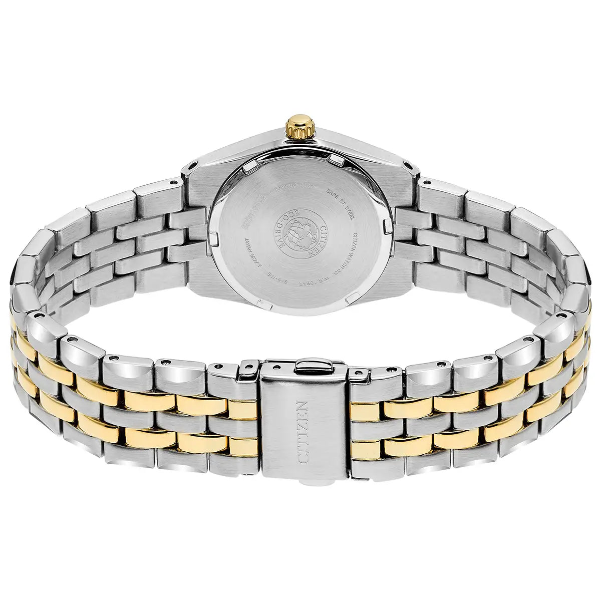 Citizen Corso Eco-Drive Ladies’ Two Tone Blue Dial Watch EW2294-53L