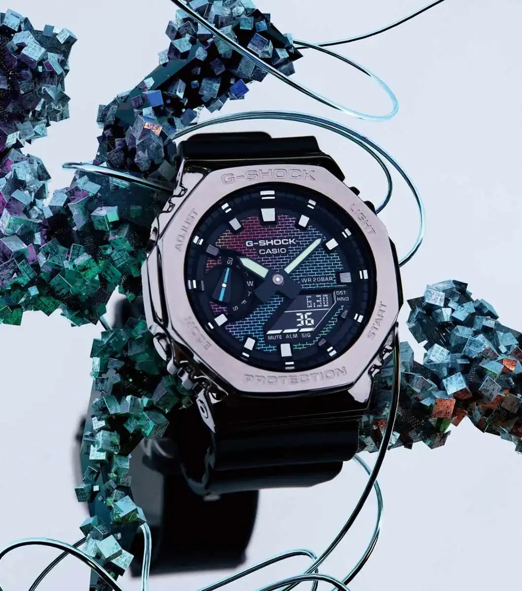 G-Shock GM-2100RW-1AER Rainbow Brick Walls Watch