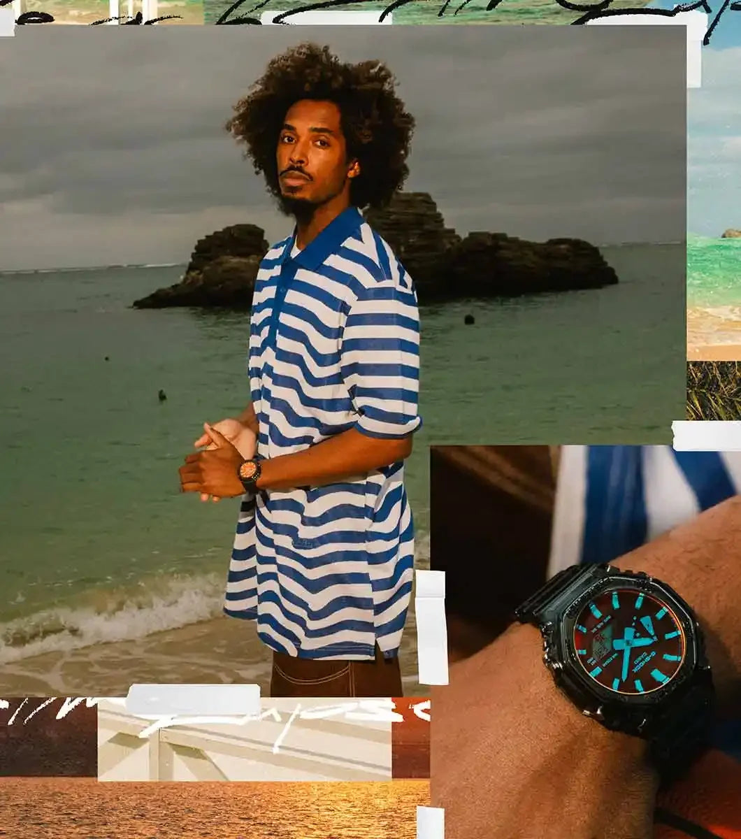 G-Shock GA-2100TLS-8AER Beach Time Lapse  Watch