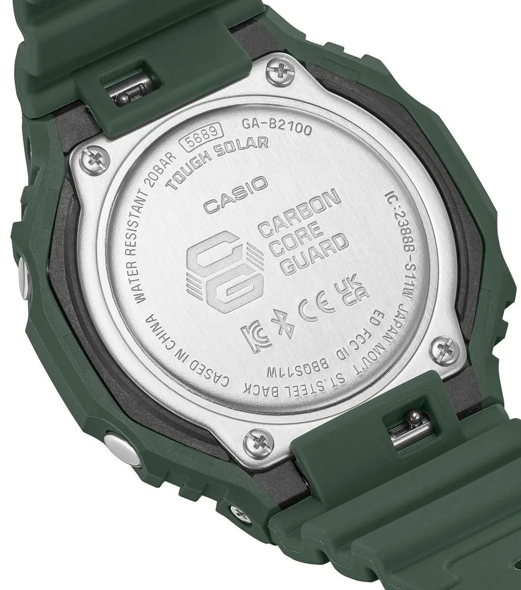 G-Shock 2100 GA-B2100-3AER Green Watch