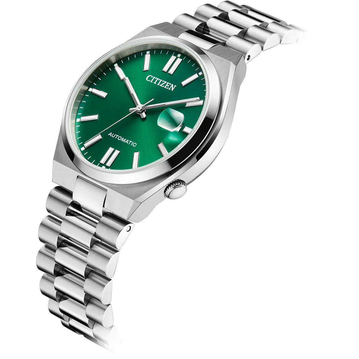 Citizen Tsuyosa Automatic Men’s 40mm Green Dial Stainless Steel Watch NJ0150-56X