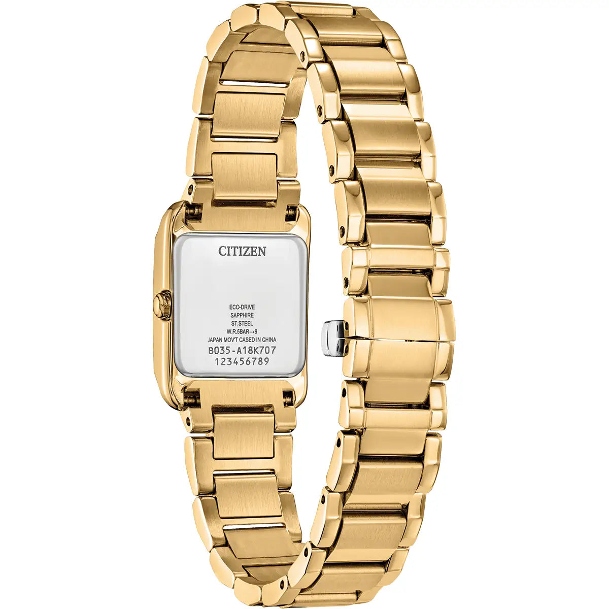 Citizen L Bianca Eco-Drive Ladies’ Gold Tone Mother of Pearl Watch EW5602-57D