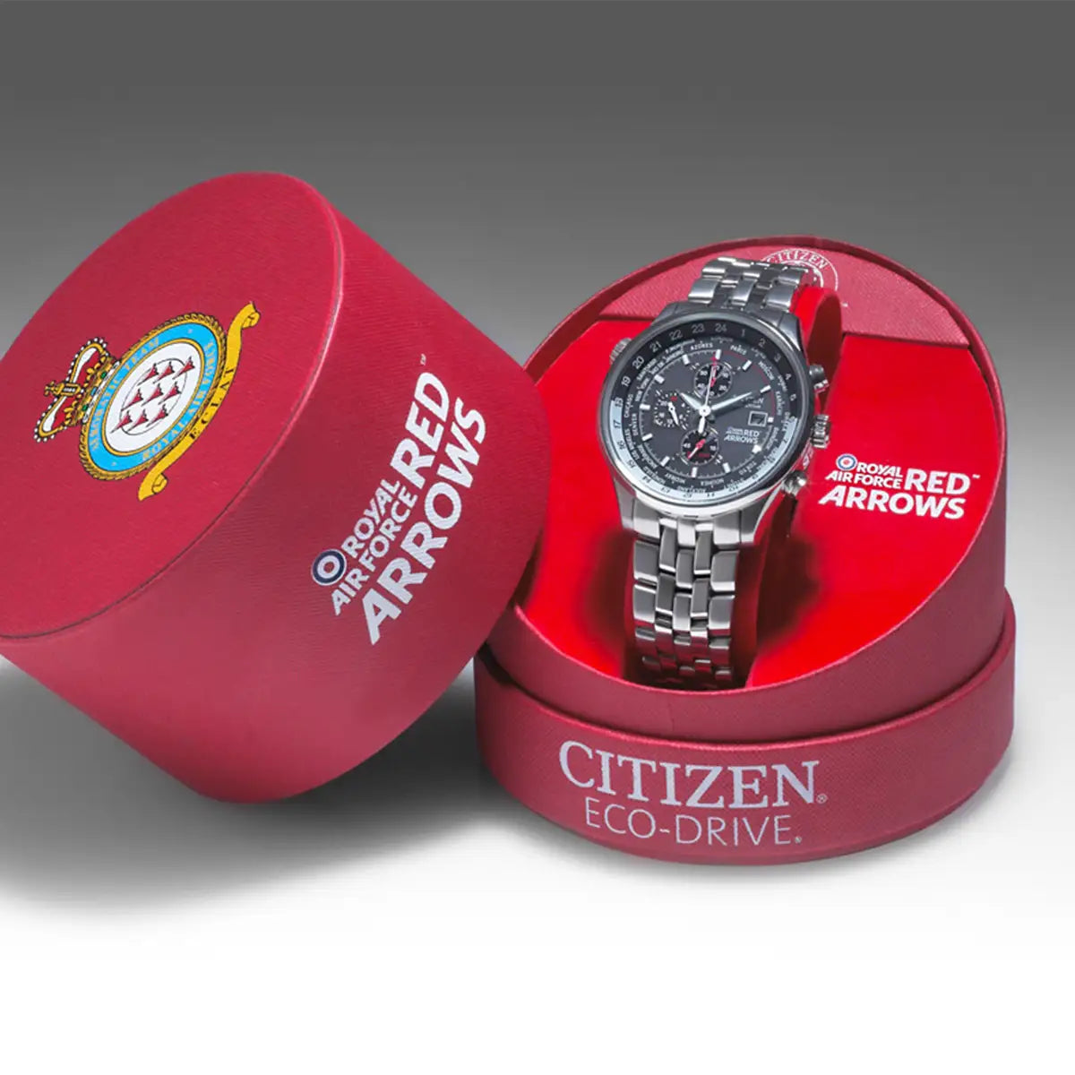 Citizen Red Arrows Chronograph Eco-Drive Men’s Stainless Steel Watch CA0080-54E
