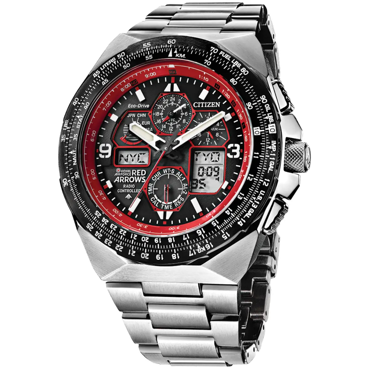 Citizen Red Arrows Limited Edition Eco-Drive Men’s Radio Controlled Chronograph Watch JY8126-51E