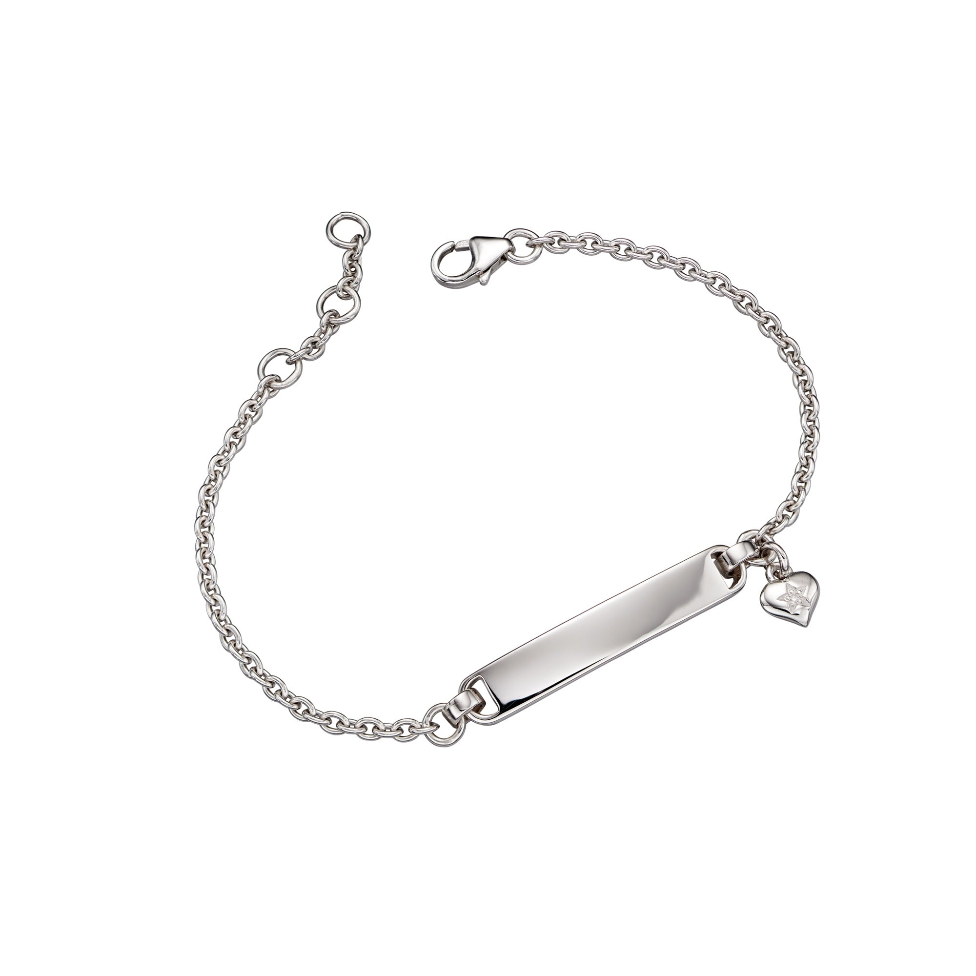 Aisha - Diamond Charm ID Bracelet