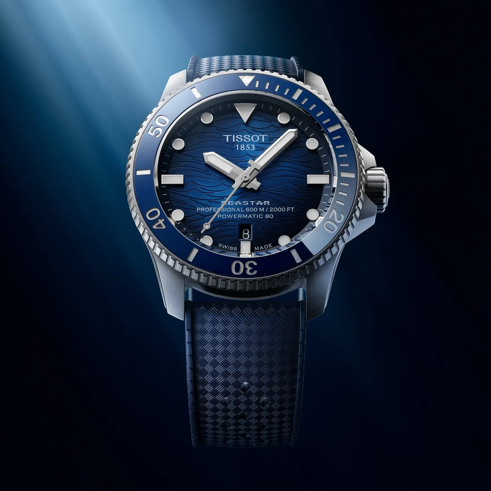 Tissot Seastar Professional 44mm Powermatic 80 Blue T120.907.17.041.00 Watch