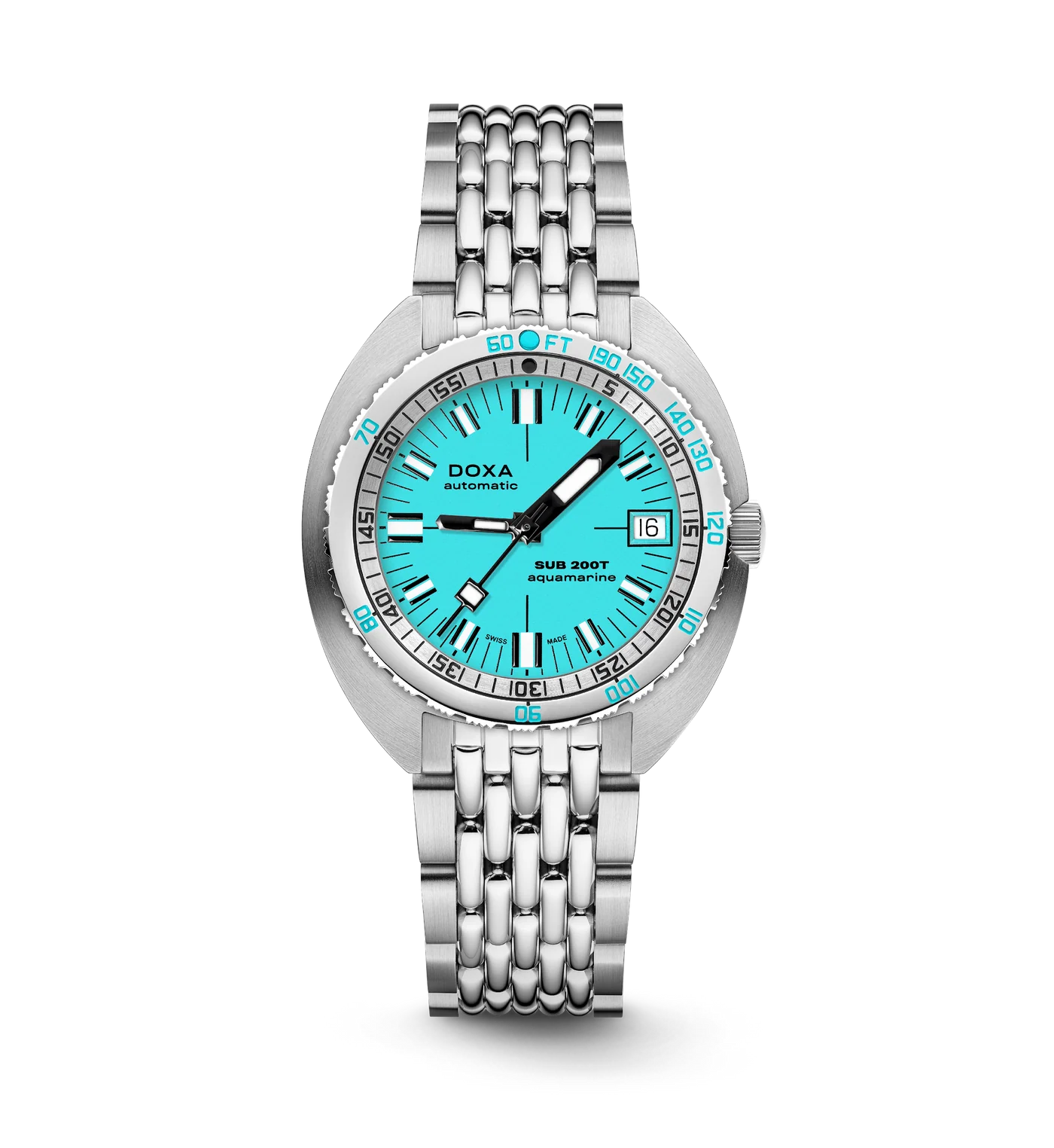 Doxa SUB 200T Aquamarine Iconic Blue Dial Watch