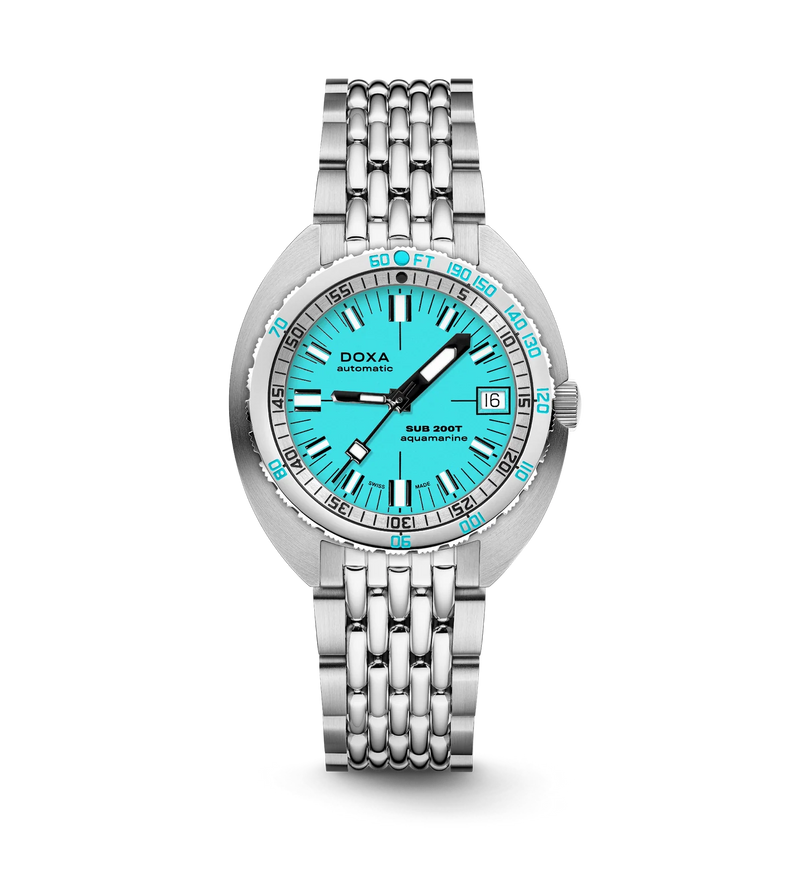 Doxa SUB 200T Aquamarine Iconic Blue Dial Watch