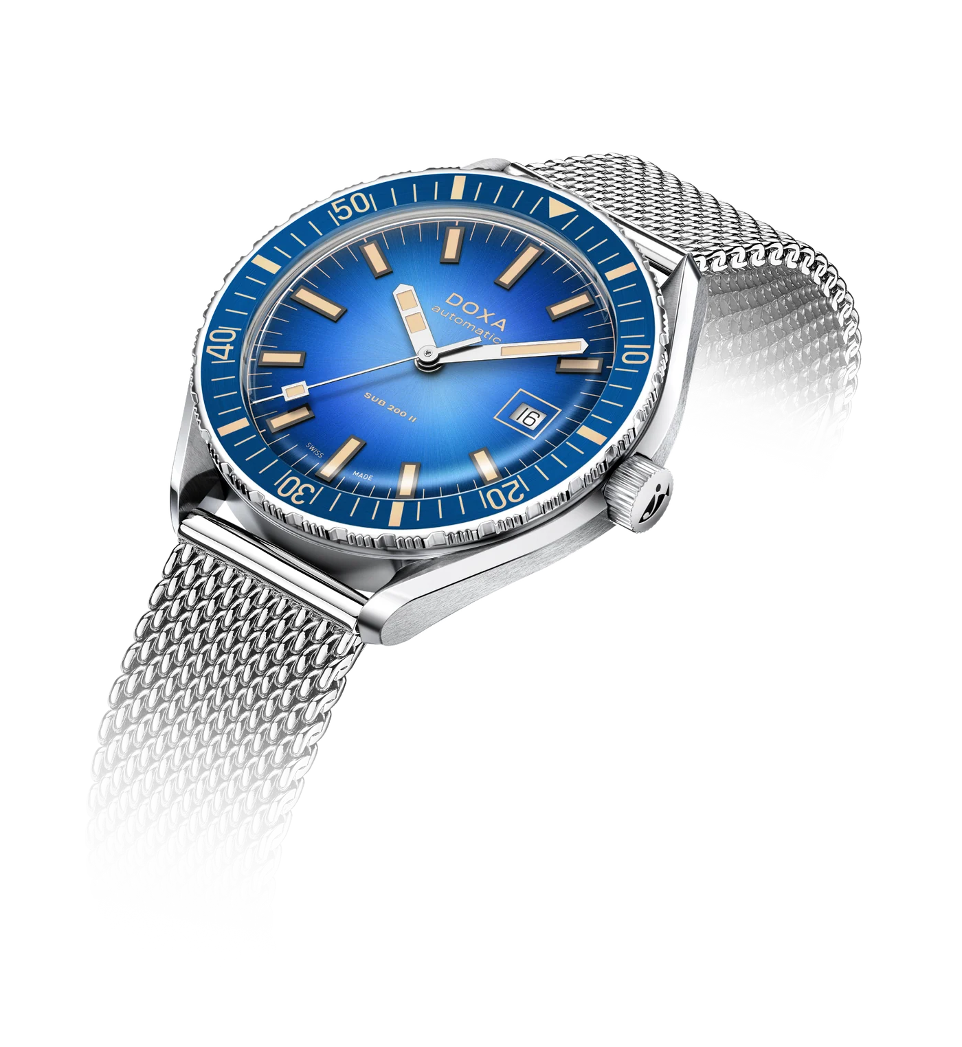 SUB 200 Caibbean Men's Mesh Bracelet Watch