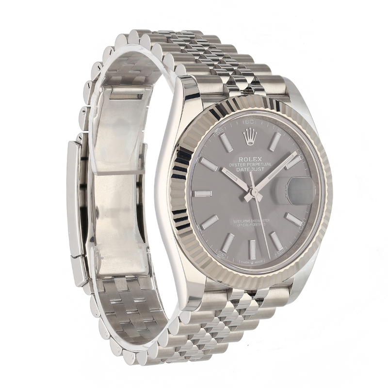 Rolex Datejust 41mm Rhodium Dial 126334 – 2025, Jubilee Bracelet, Full Set