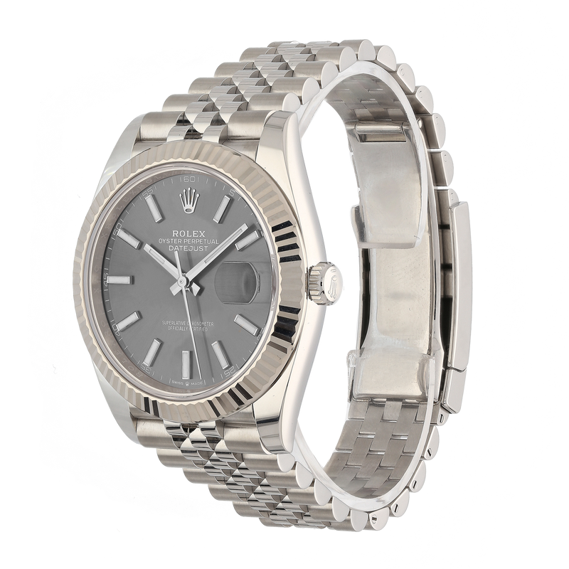 Rolex Datejust 41mm Rhodium Dial 126334 – 2025, Jubilee Bracelet, Full Set