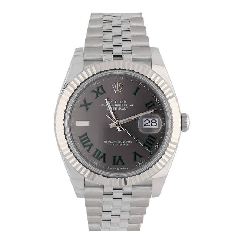 Unworn Rolex Datejust 41mm Wimbledon Dial 126334 – 2026, Jubilee Bracelet, Full Set