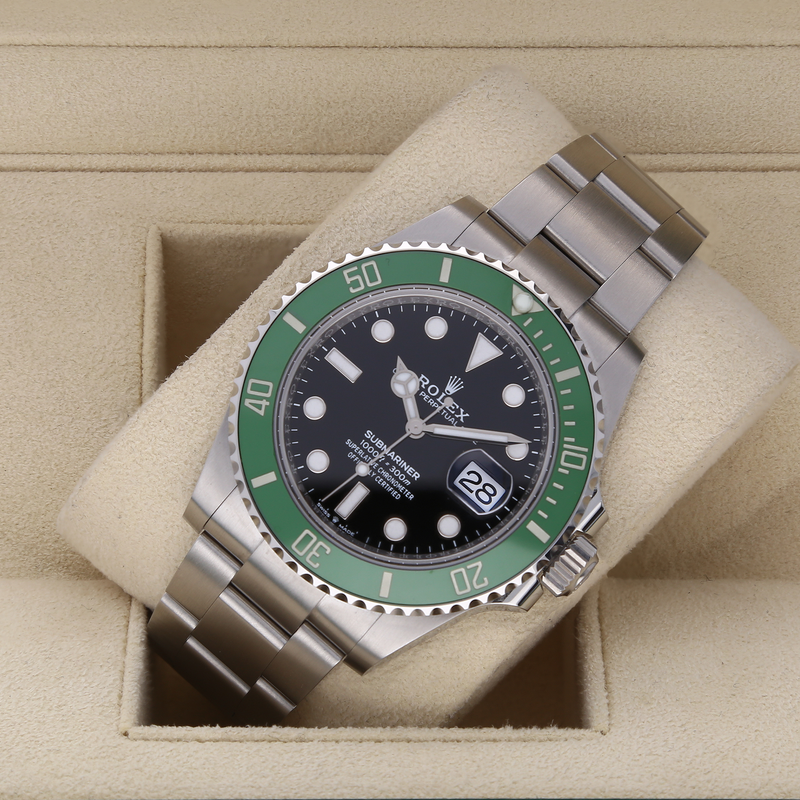 Unworn Rolex Submariner Date 126610LV ‘Starbucks’ Black Dial 41mm Stainless Steel Watch – 2024, MKII