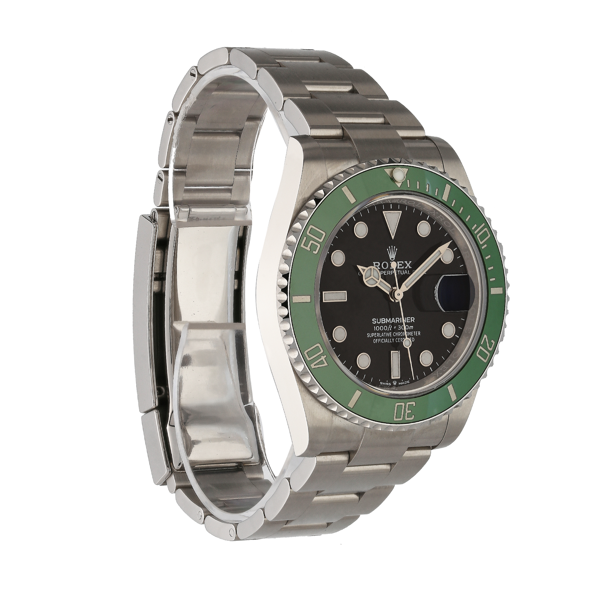 Unworn Rolex Submariner Date 126610LV ‘Starbucks’ Black Dial 41mm Stainless Steel Watch – 2024, MKII