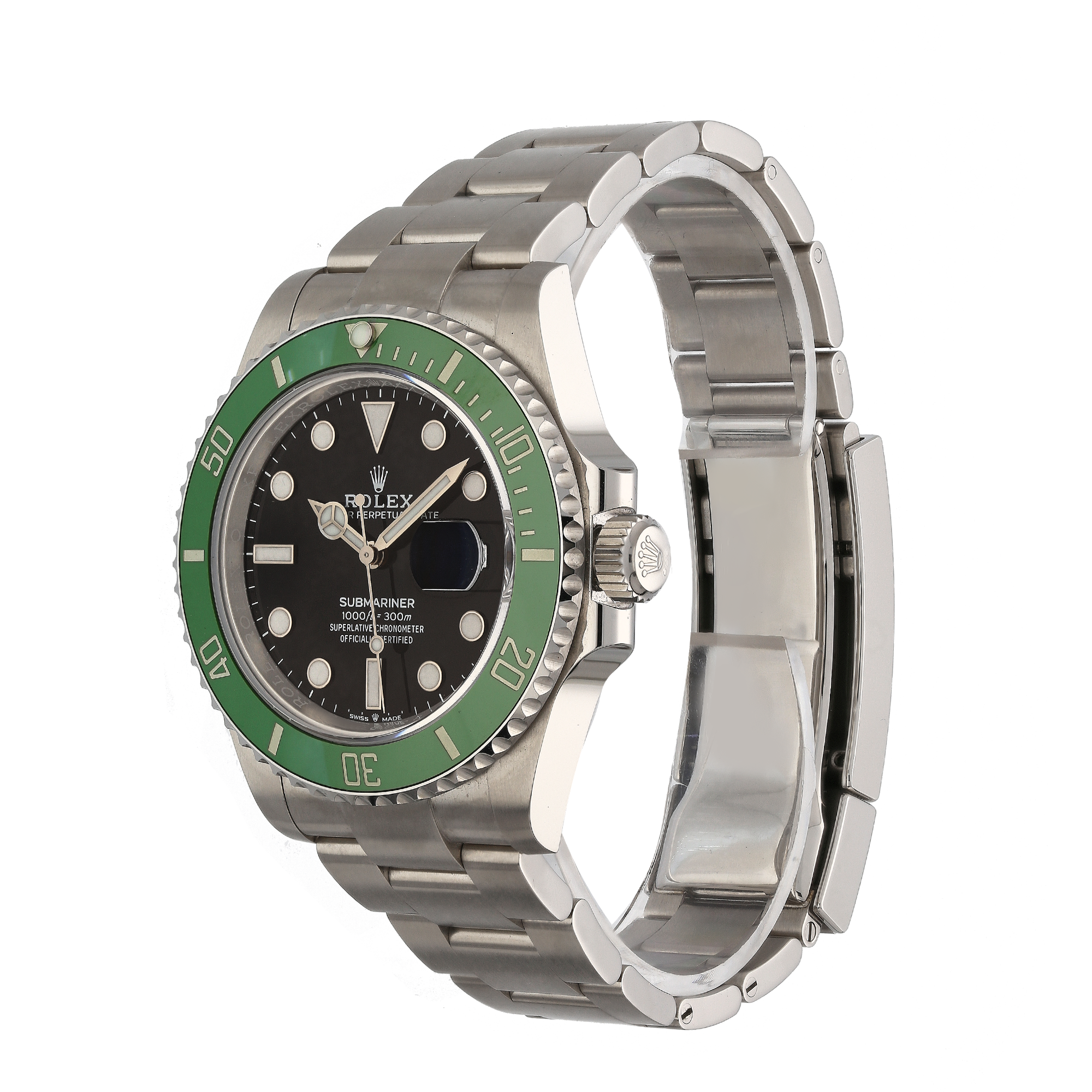 Unworn Rolex Submariner Date 126610LV ‘Starbucks’ Black Dial 41mm Stainless Steel Watch – 2024, MKII