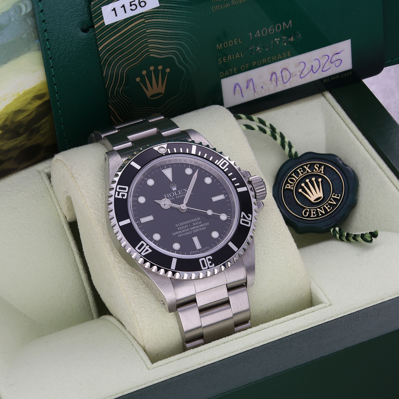 Unworn Rolex Submariner 40mm 14060M – 2025 Warranty Card, Full Set