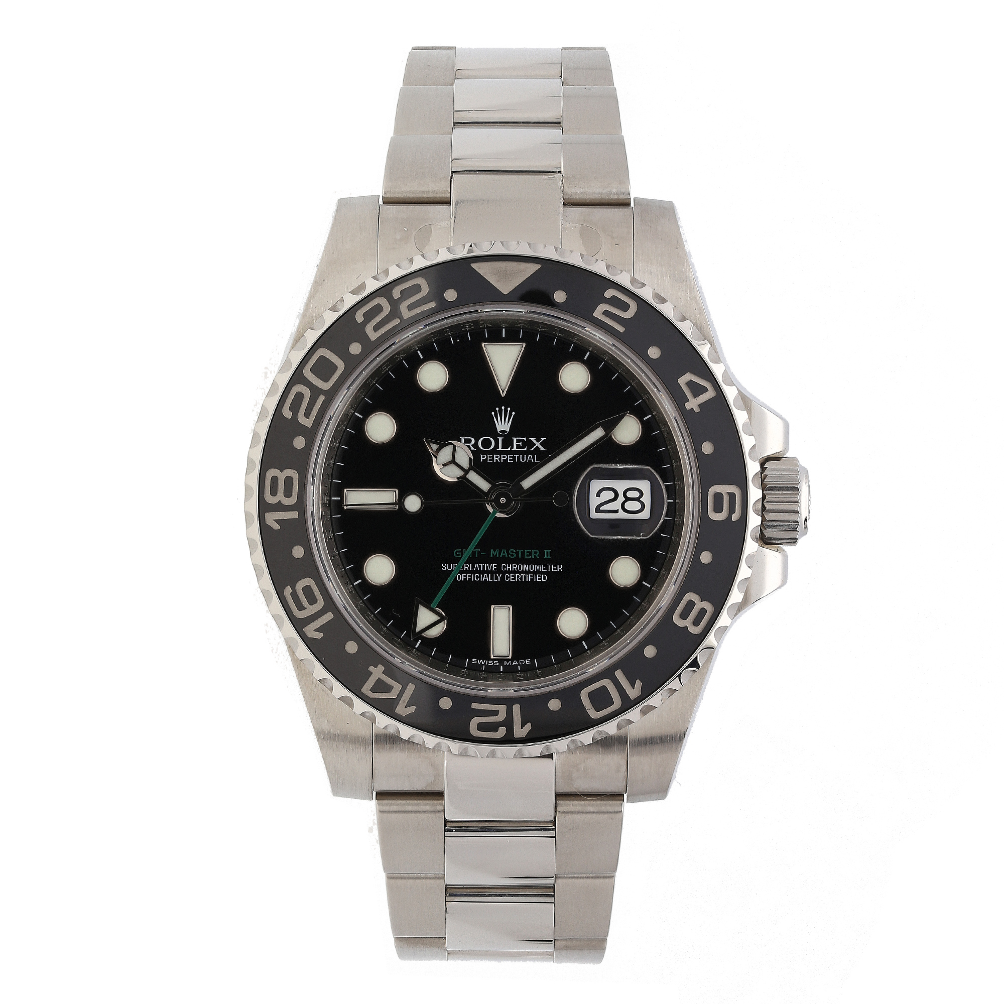 Unworn Rolex GMT-Master II 116710LN 40mm Black Dial Watch – 2008, NOS, Full Set