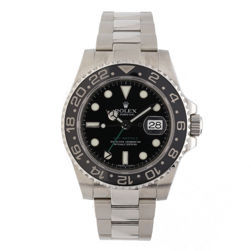 Unworn Rolex GMT-Master II 116710LN 40mm Black Dial Watch – 2008, NOS, Full Set