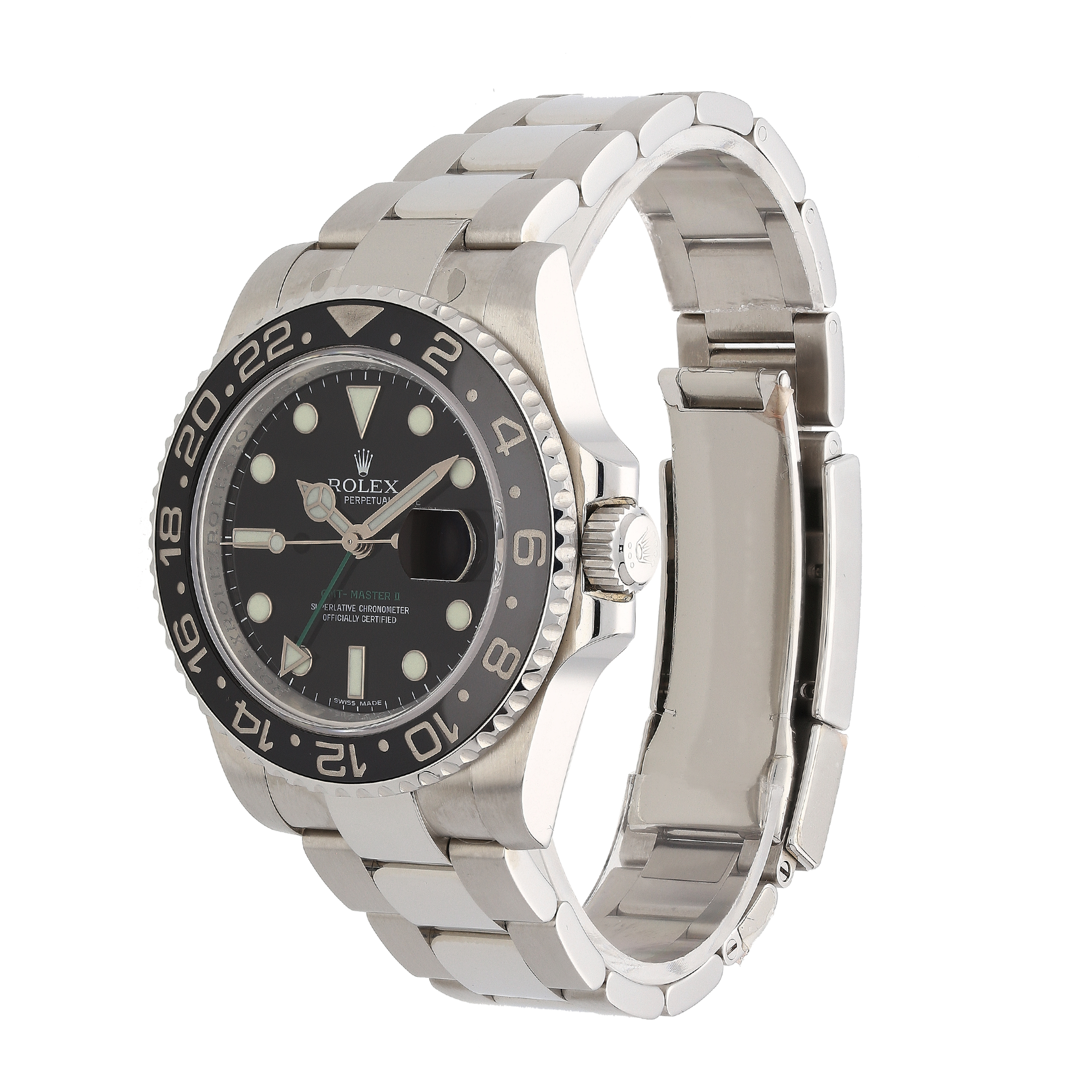 Unworn Rolex GMT-Master II 116710LN 40mm Black Dial Watch – 2008, NOS, Full Set