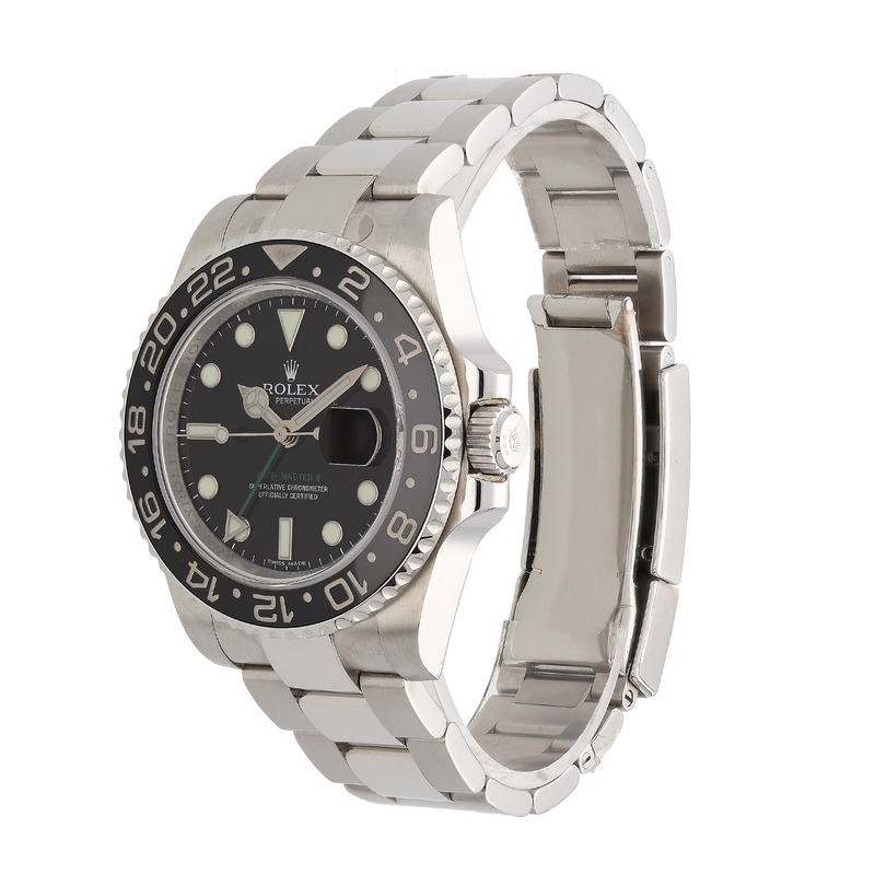 Unworn Rolex GMT-Master II 116710LN 40mm Black Dial Watch – 2008, NOS, Full Set