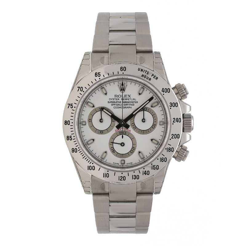Unworn Rolex Daytona 116520 White Dial Stainless Steel Watch – 2011, Fully Stickered, Full Set