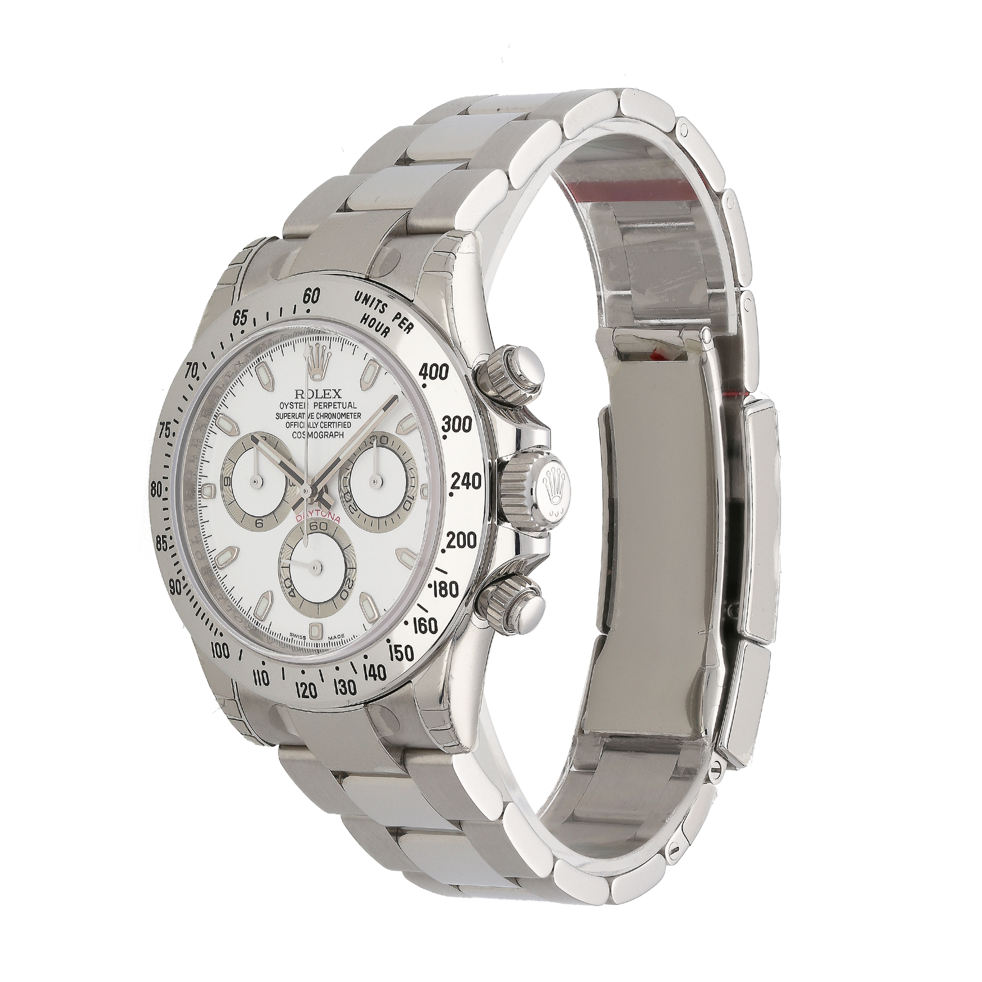 Unworn Rolex Daytona 116520 White Dial Stainless Steel Watch – 2011, Fully Stickered, Full Set