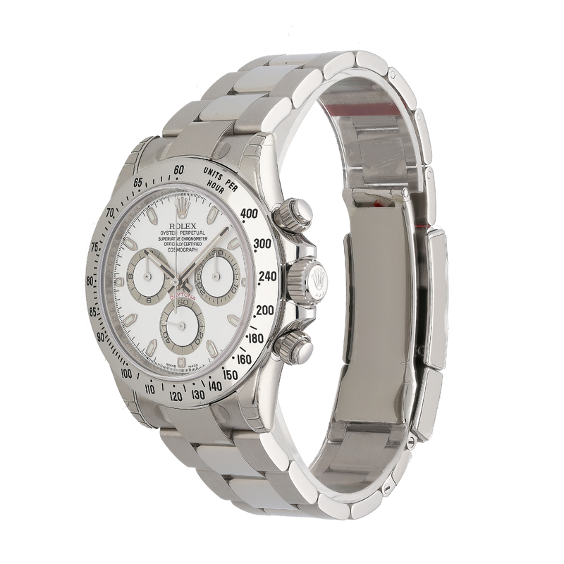 Unworn Rolex Daytona 116520 White Dial Stainless Steel Watch – 2011, Fully Stickered, Full Set