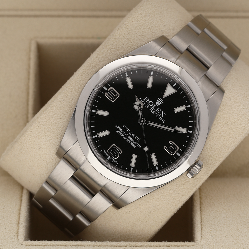 Rolex Explorer I 214270 Stainless Steel – 2015 – Box & Papers