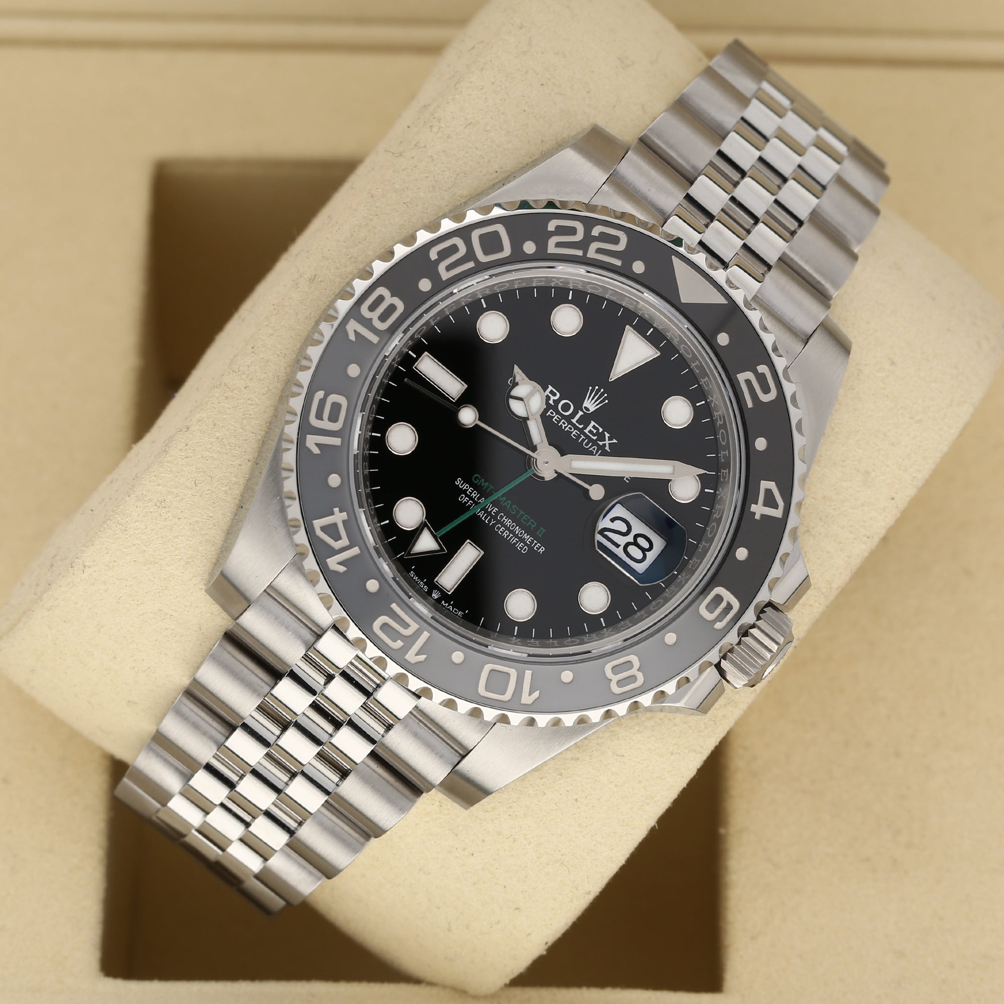 Unworn Rolex GMT-Master II 126710GRNR ‘Bruce Wayne’ 40mm Watch – May 2026, Full Set