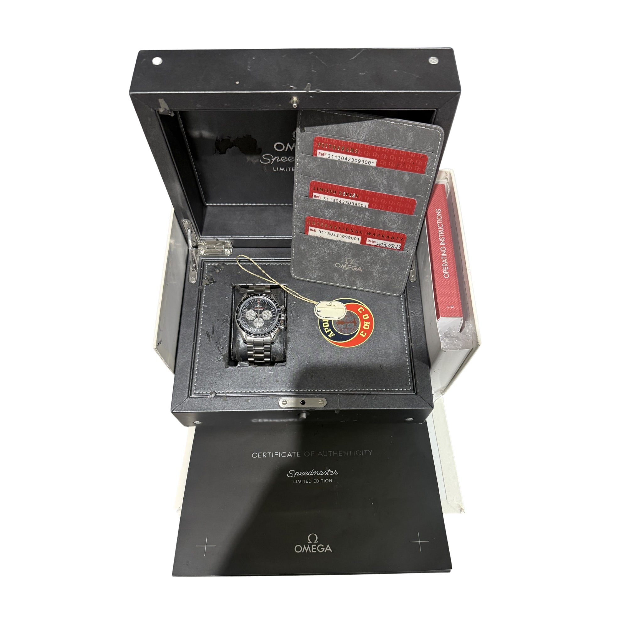 Omega Speedmaster Professional Soyuz Limited Edition 311.30.42.30.99.001 – 2013, Full Set