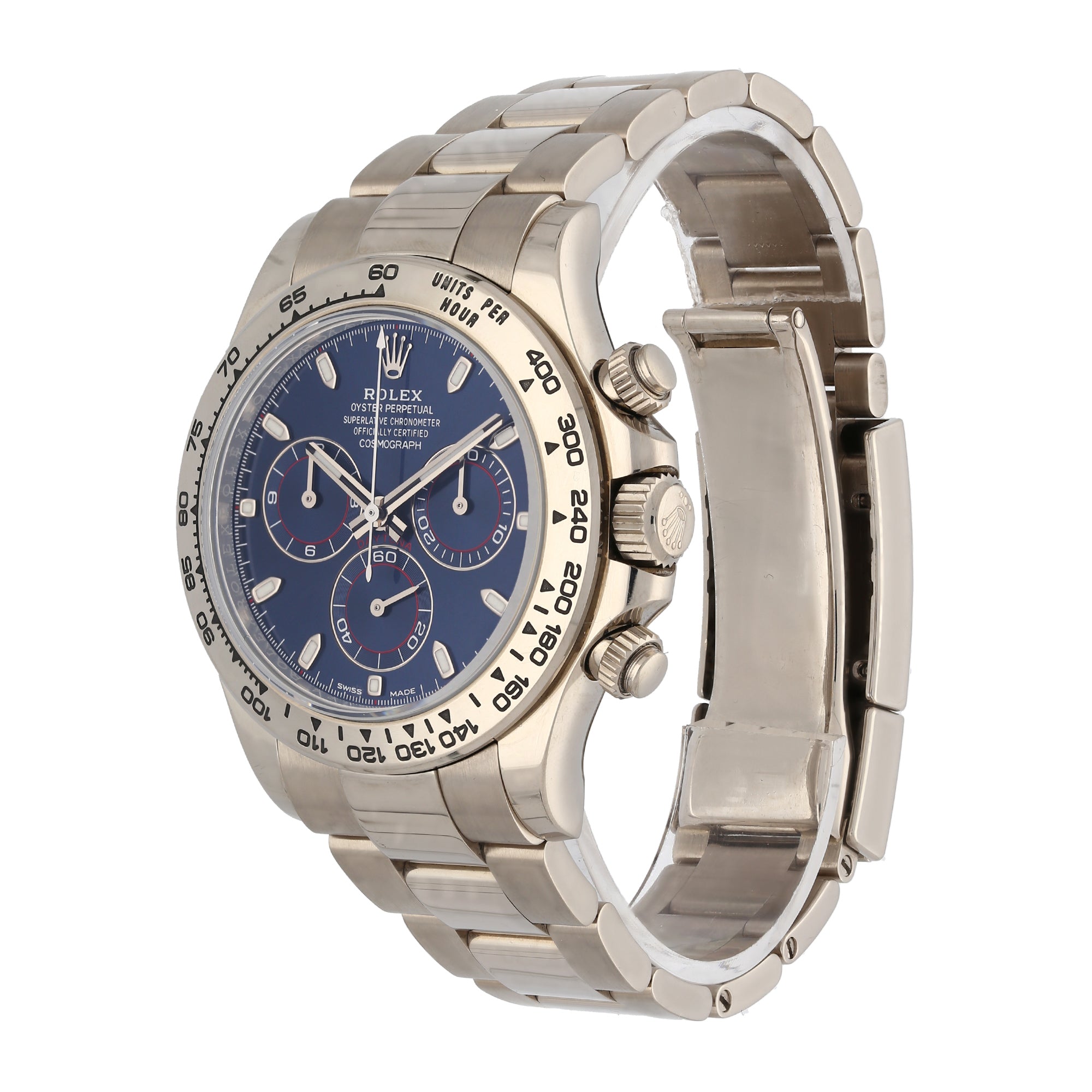 Rolex Daytona 116509 White Gold Blue Dial 40mm Watch – 2021, Full Set