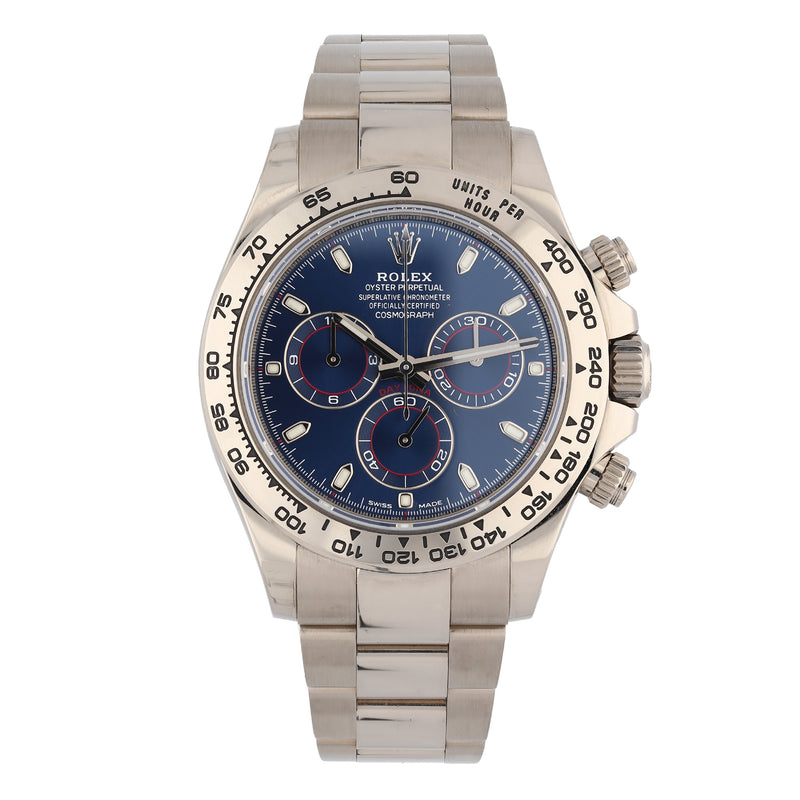 Rolex Daytona 116509 White Gold Blue Dial 40mm Watch – 2021, Full Set