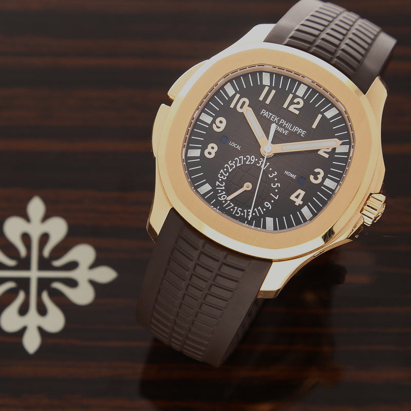Patek Philippe Aquanaut Travel Time 5164R-001 Rose Gold Watch – 2024, Full UK Set