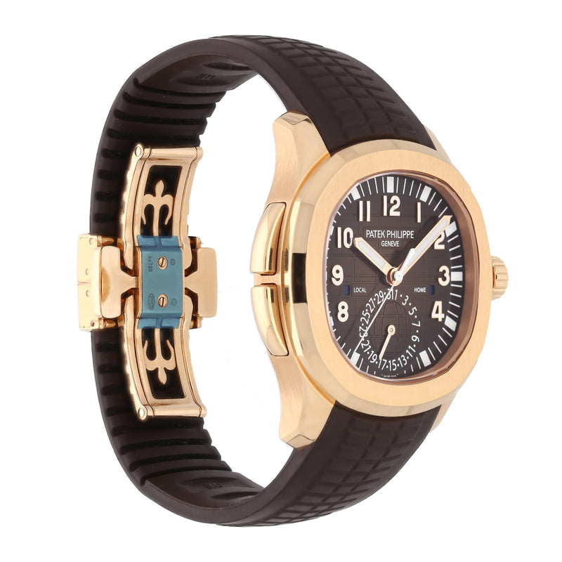 Patek Philippe Aquanaut Travel Time 5164R-001 Rose Gold Watch – 2024, Full UK Set