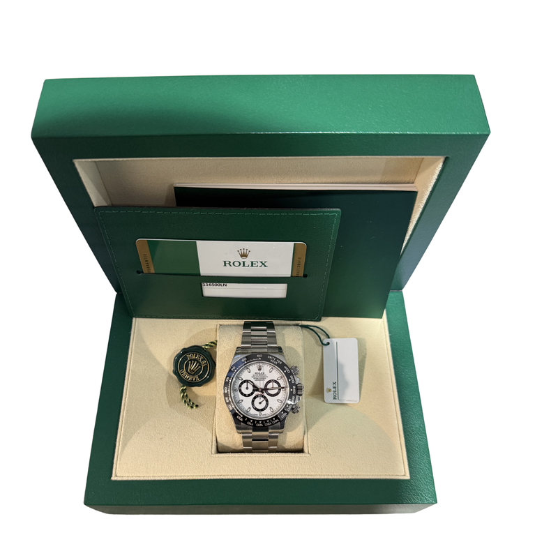 Unworn Rolex Daytona 116500LN Panda Dial 40mm Watch – 2017, Fully Stickered, Full Set