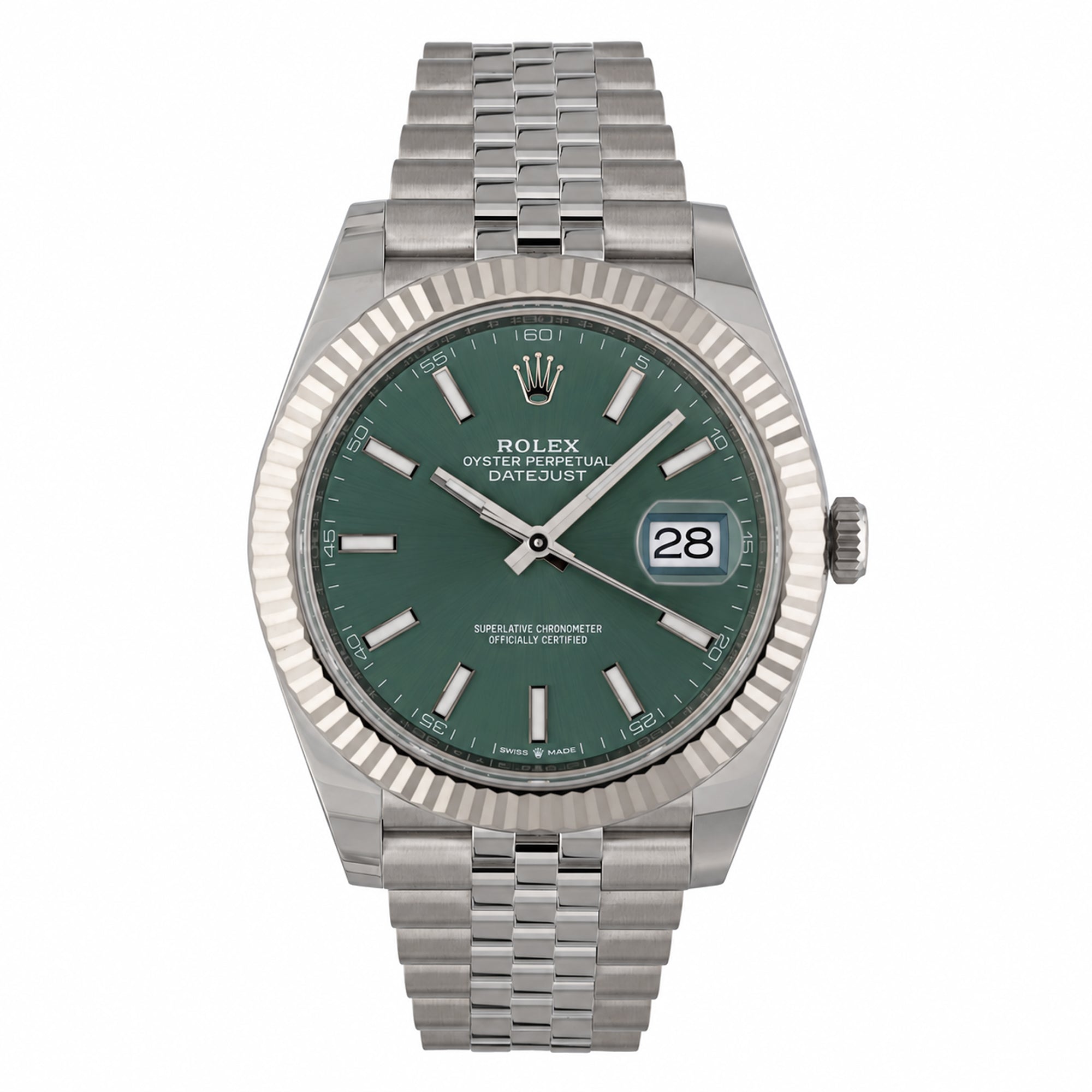 Rolex Datejust 41 Mint Green Dial 126334 41mm Watch – 2026, Full Set