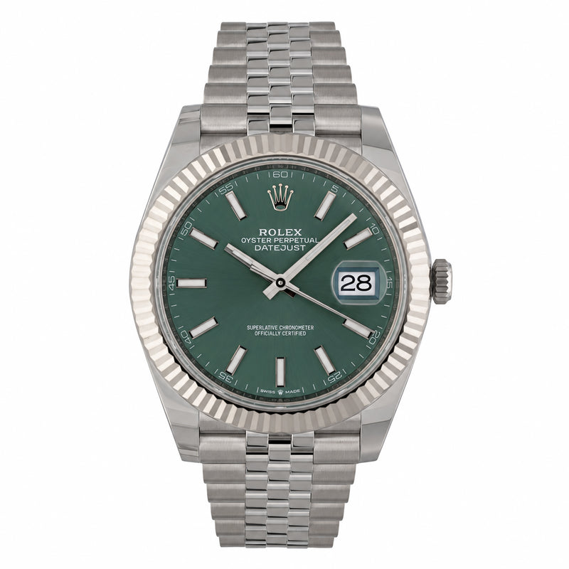 Rolex Datejust 41 Mint Green Dial 126334 41mm Watch – 2026, Full Set