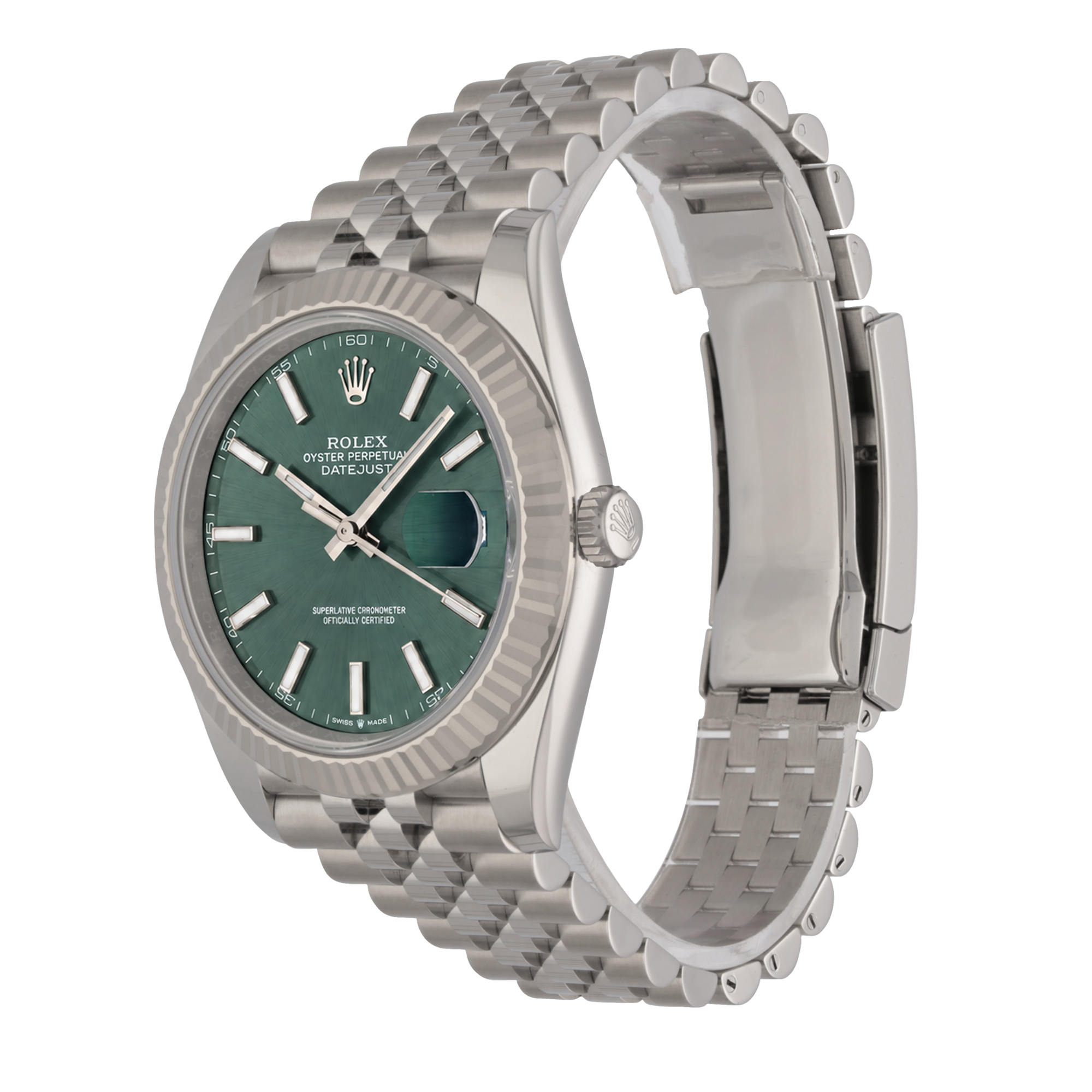 Rolex Datejust 41 Mint Green Dial 126334 41mm Watch – 2026, Full Set