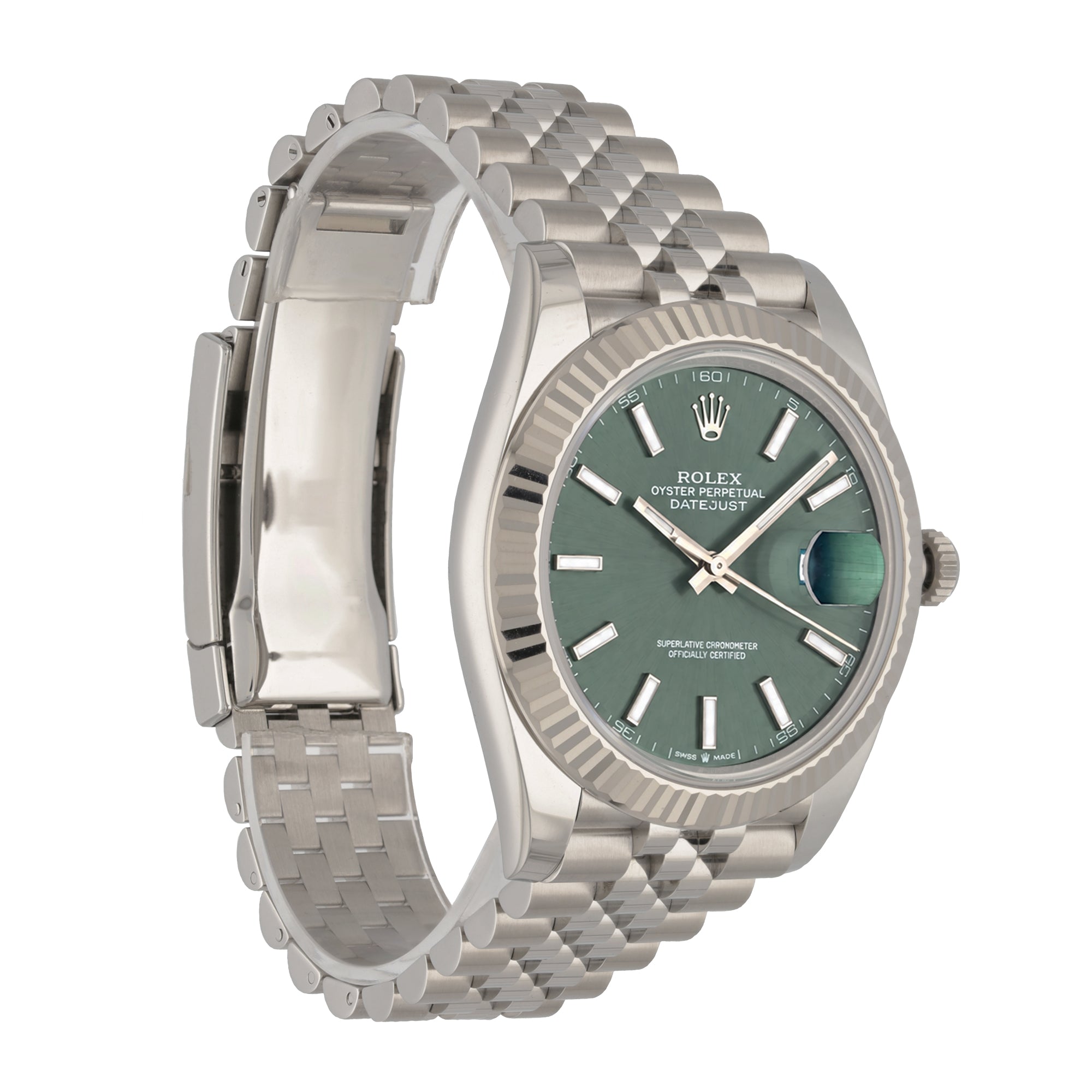 Rolex Datejust 41 Mint Green Dial 126334 41mm Watch – 2026, Full Set