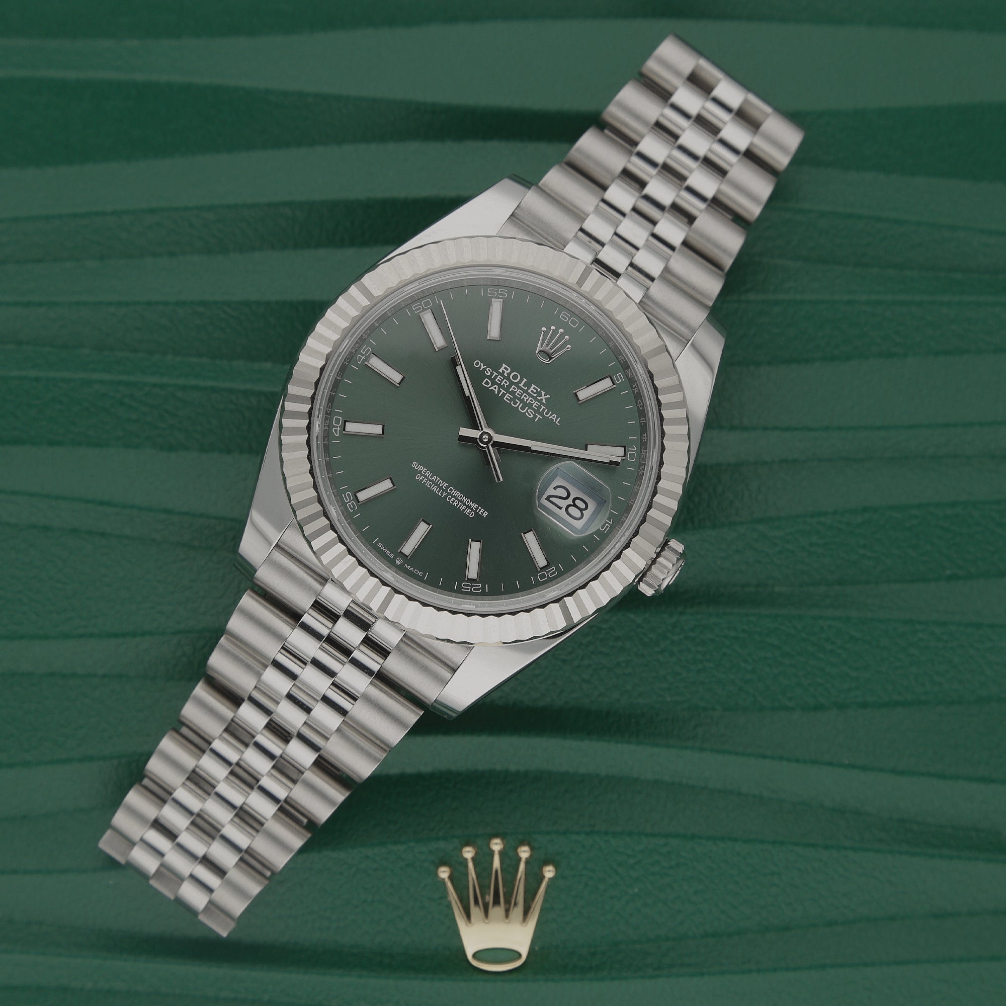 Rolex Datejust 41 Mint Green Dial 126334 41mm Watch – 2026, Full Set