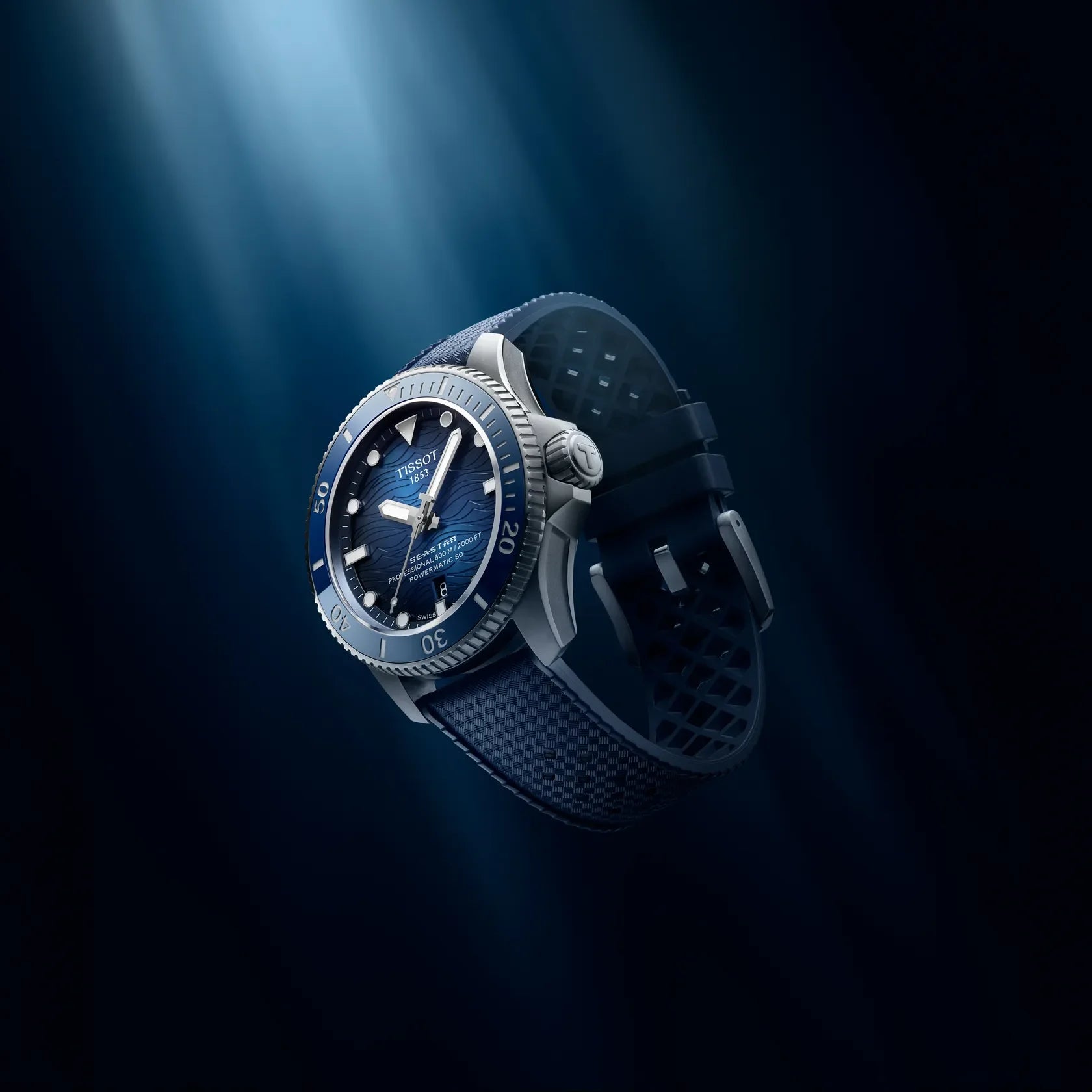 Tissot Seastar Professional 44mm Powermatic 80 Blue T120.907.17.041.00 Watch
