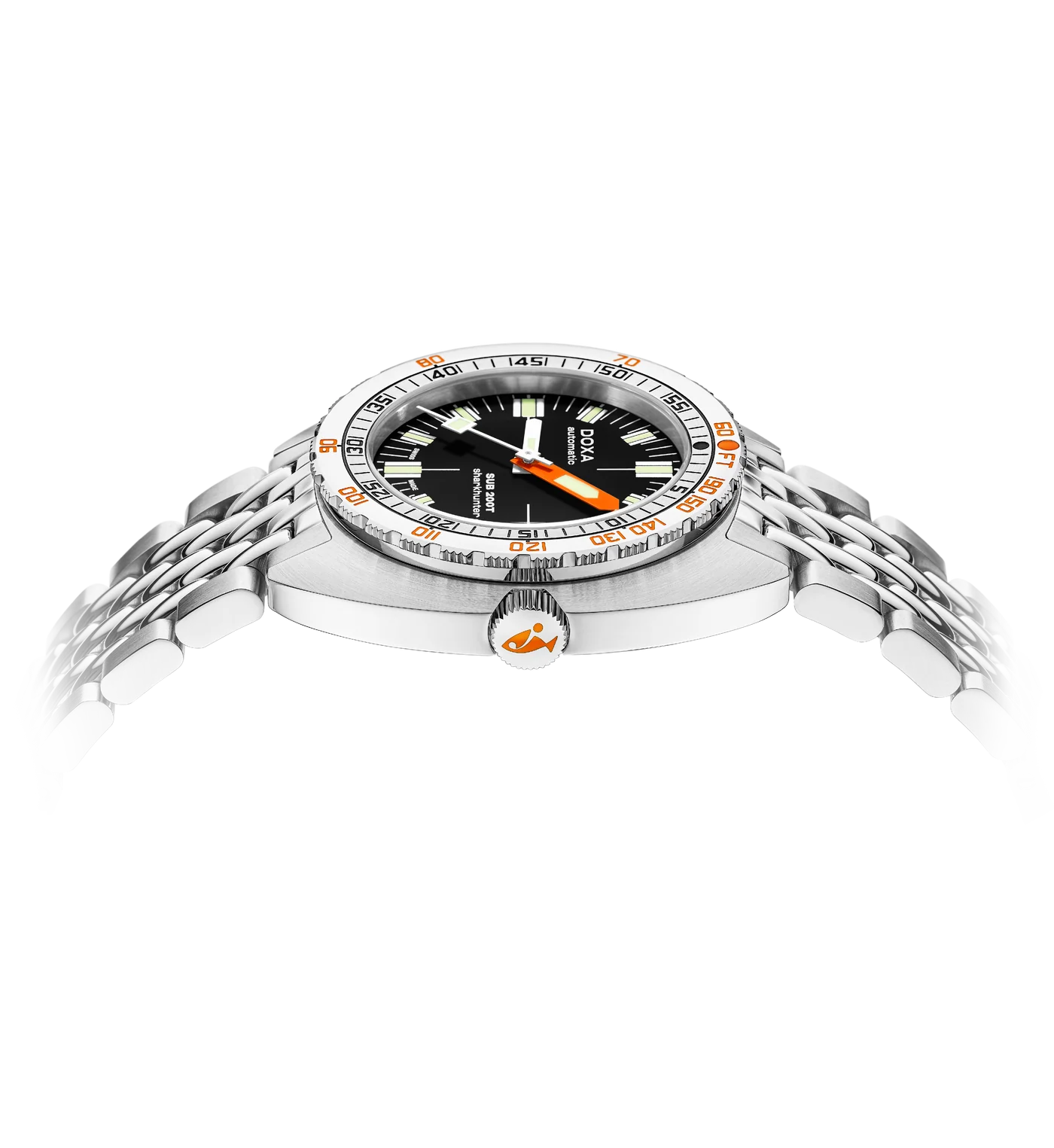Doxa SUB 200T Sharkhunter Black Iconic Dial Watch