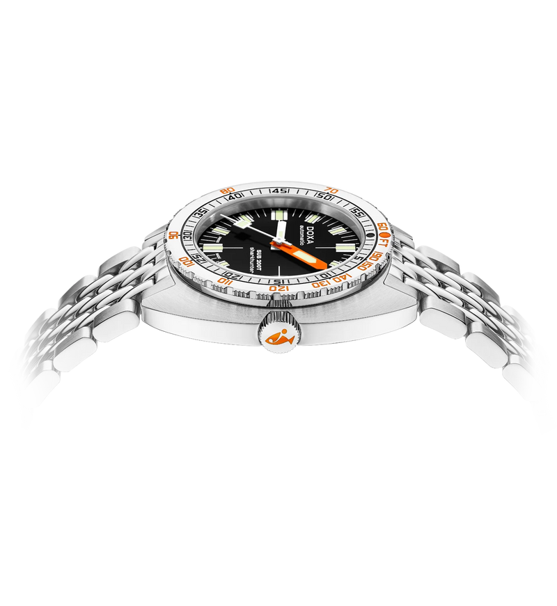 Doxa SUB 200T Sharkhunter Black Iconic Dial Watch