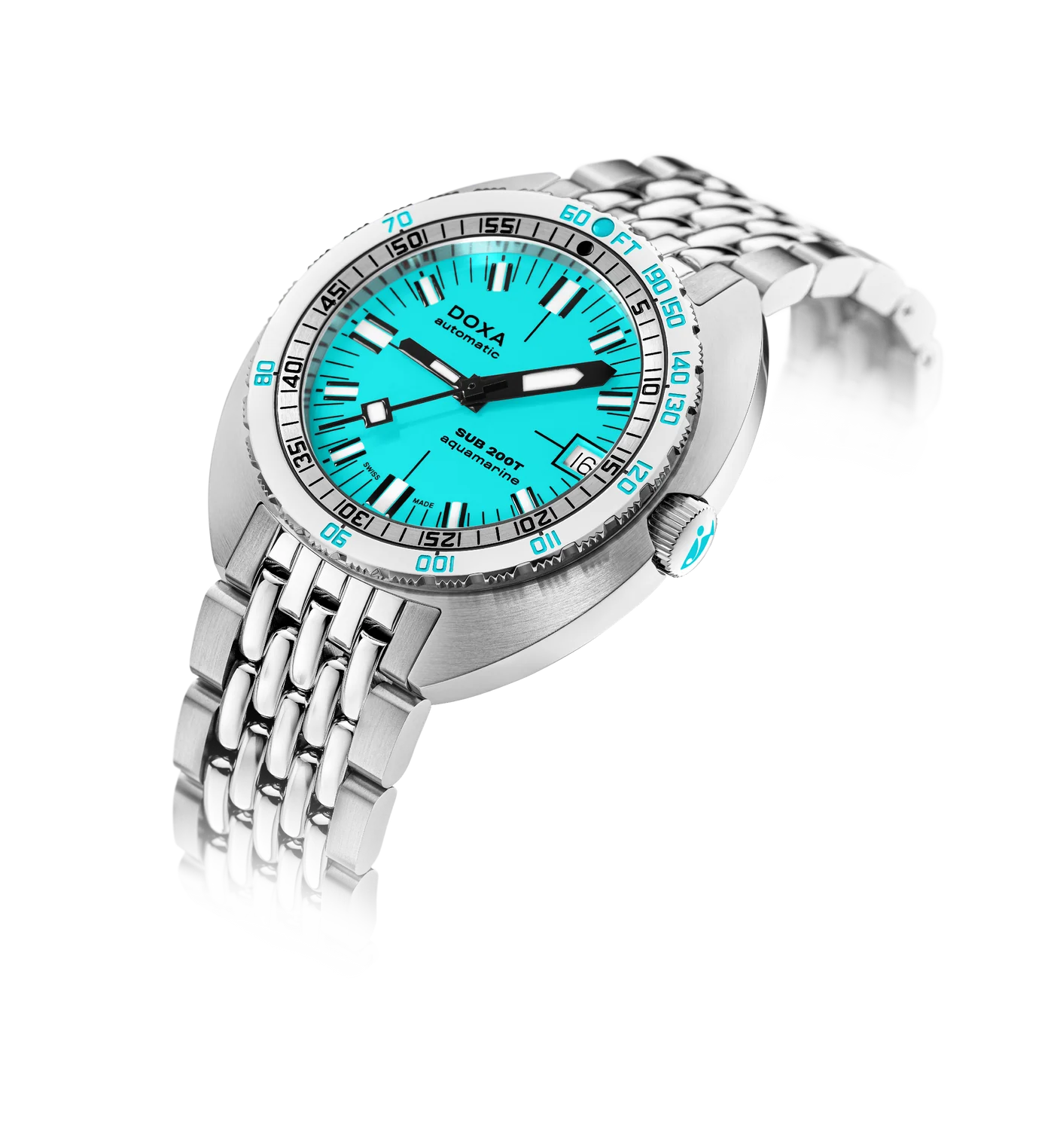 Doxa SUB 200T Aquamarine Iconic Blue Dial Watch