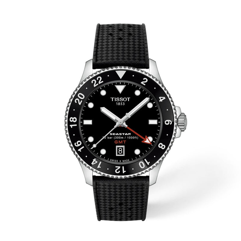 Tissot Seastar 1000 GMT 40mm Black Dial T120.852.17.051.00 Watch